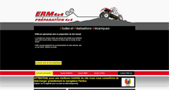Desktop Screenshot of erm4x4.fr
